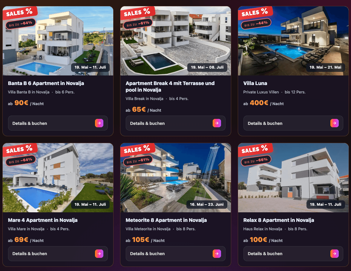 Last-Minute Deals in Novalja: Your Holiday Deals